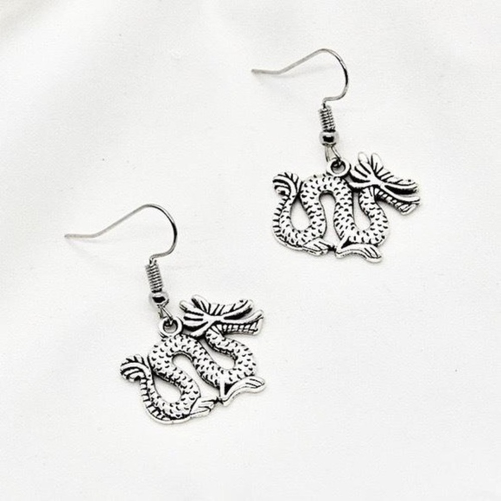 Dragon Charm Earrings